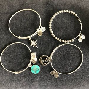 Alex and Ani Bracelet Set